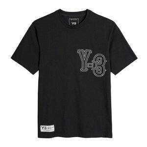 Y-3 Mens Elite 5 Gfx Logo T-Shirt / Black